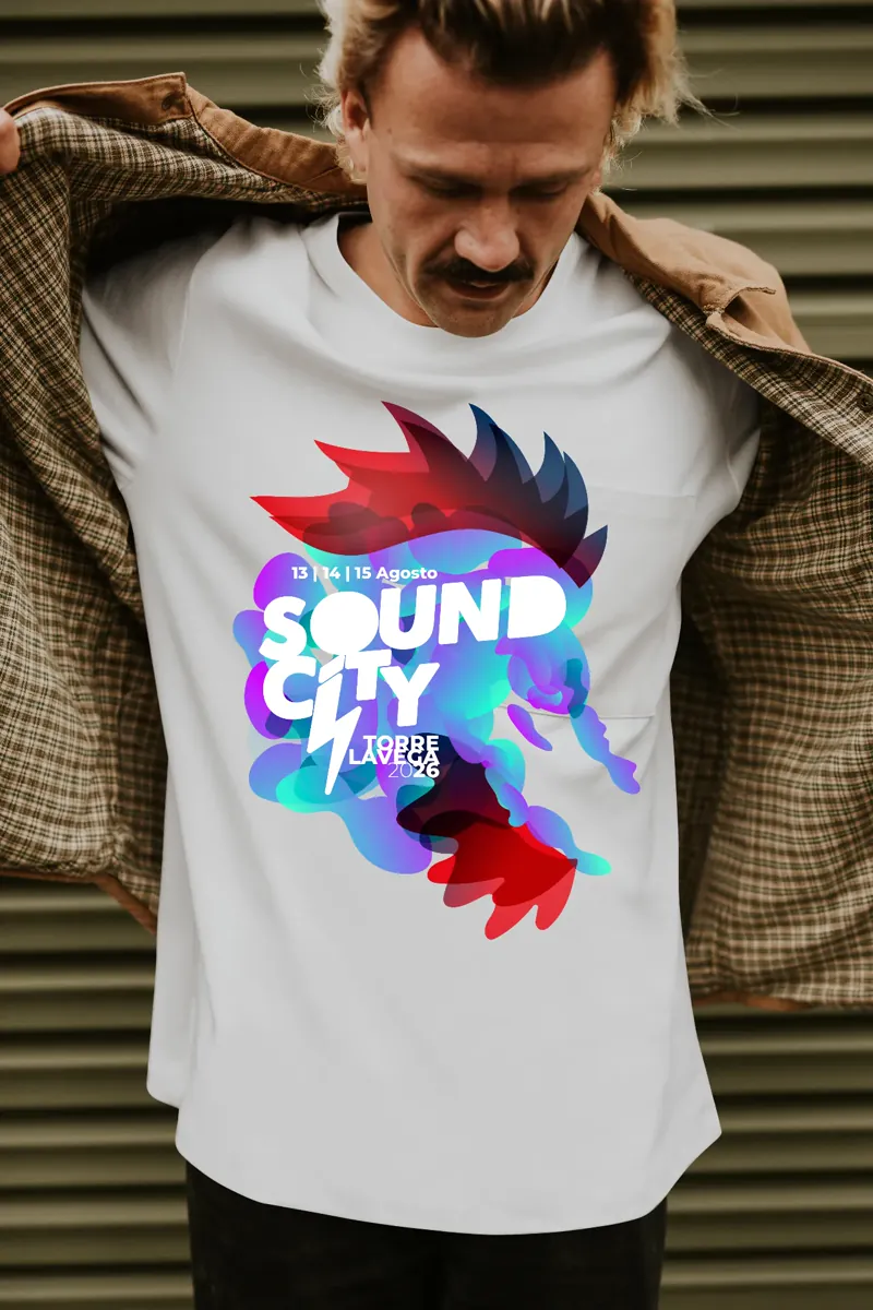 Camiseta Blanca Sound City 2026